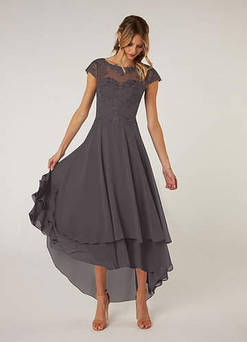 Grey mother of the hotsell bride dresses knee length