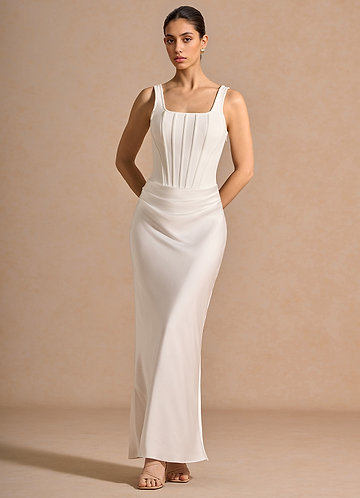 white maxi birthday dress Sexy backless slip white maxi summer dress women elegant birthday wedd   Mega Mart Center