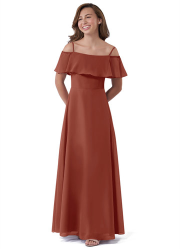 Terracotta Junior Bridesmaid Dresses 