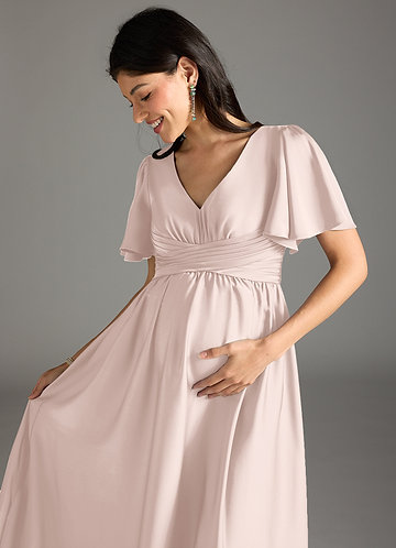 strapless open back dress Ayu Ruched Midi Dress