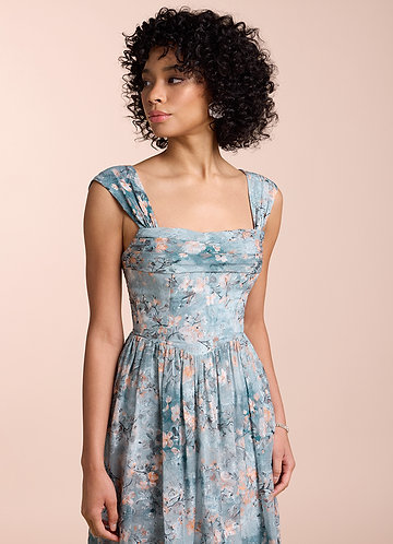 Aleah Powder Blue Maxi Dress