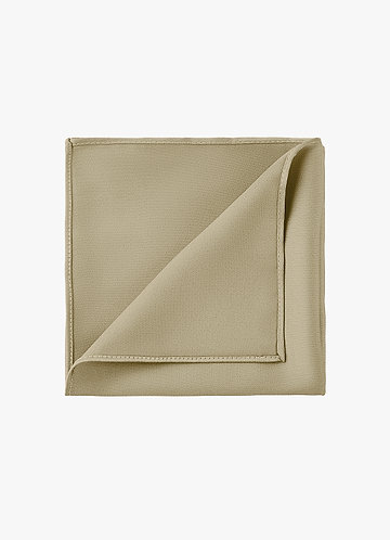 front Stretch Satin Pocket Square