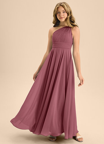 classic bridesmaid dresses Long Vintage Off Shoulder Dress, Elegant Soft Satin Backless Bridesmaid Dress, D935 Color:Pink/Blue Ombre empire waist SS26DROP1 Ultra Flirt Junior Women