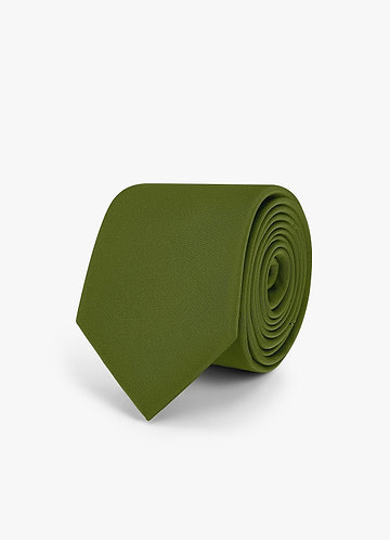 front Corbata de satén elástica para niño