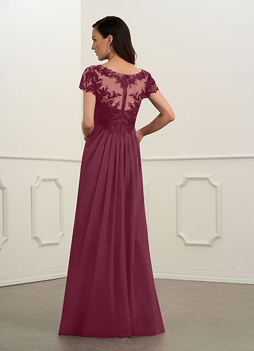 mulberry mother of the bride dress