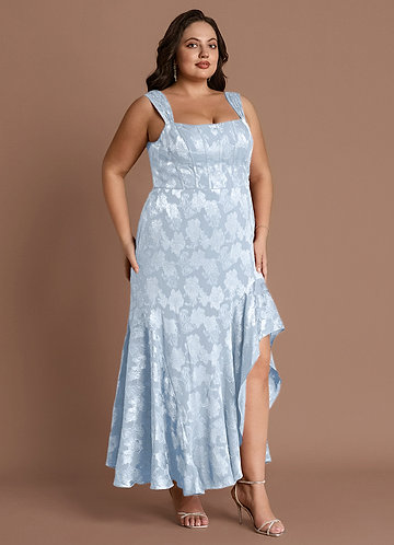 Saskia Powder Blue Maxi Dress image1