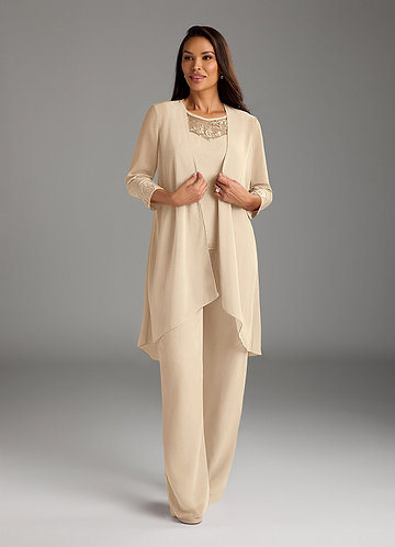 Champagne Modest Modest Dresses