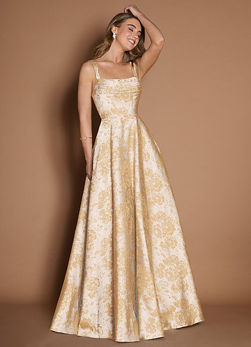Lilla Vintage Champagne Maxi Dress image1