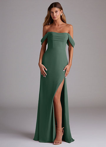 sea moss bridesmaid dresses Azazie Lainey
