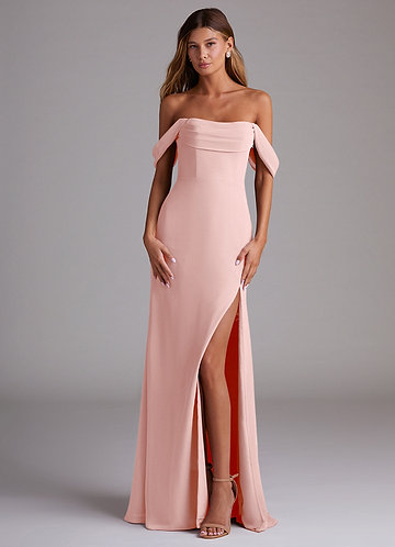 Powder Pink Bridesmaid Dresses | Azazie