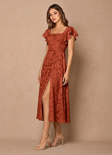 orange bridesmaid dresses with cowboy boots Cute Size:Xs/Small Location: The Lovely Sweater Dress Long Sleeve