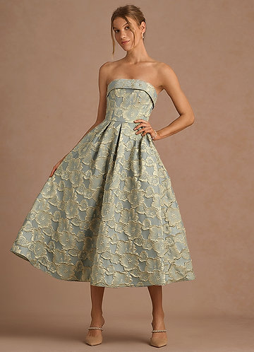 Desiree Blue Midi Dress image1