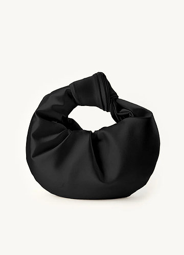 front Satin Knotted Handbag
