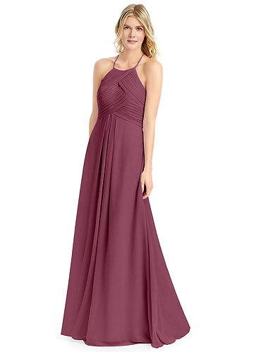 mulberry colour bridesmaid dresses