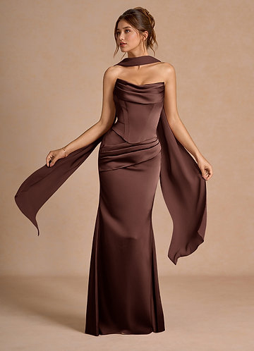 Vestido Moca Coco Largo Sorrel image1