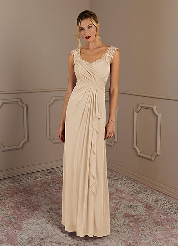 High neck mother of the bride dress best sale