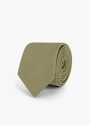 front Boy's Stretch Satin Neck Tie