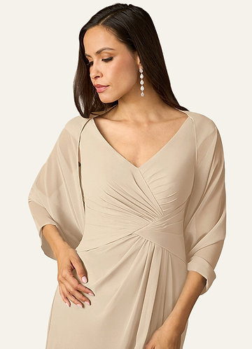 front Azazie Matchande Färg Sarah Chiffong Wrap