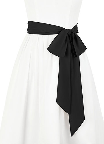 front Azazie Chiffon Sash