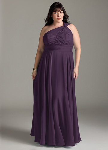 womens purple maxi dress Madison Strapless Slinky Maxi Dress / Purple | MESHKI