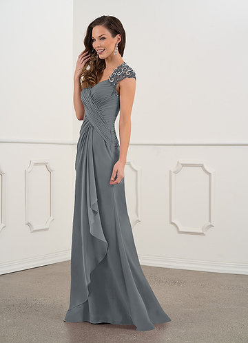 dark grey mother of the groom dresses