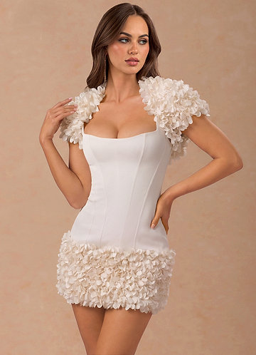Avenira Cream Mini Dress image1