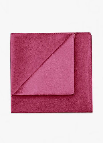 front Metallic Satin Pocket Square