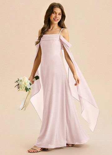 blush junior bridesmaid dresses Blushing Pink a junior bridesmaid dress