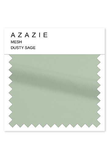 front Amostra de malha Azazie Dusty Sage