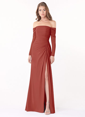 Azazie Hallie Stretch Satin Dress