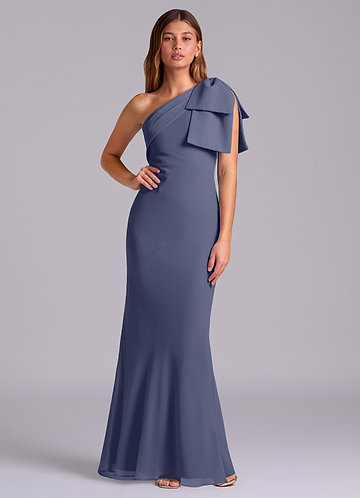 Azazie Bondi Stormy Chiffon Bridesmaid Dresses | Azazie