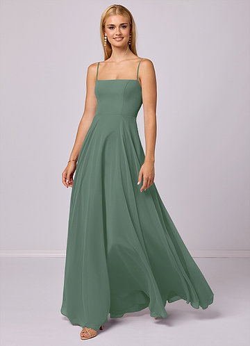 Barbie ♥ Azazie Bridesmaid Dresses A-Line Chiffon Floor-Length Dress image1