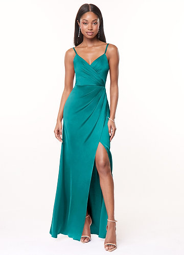 Light teal bridesmaid dresses hotsell