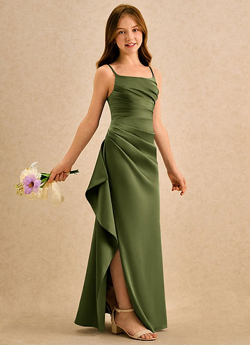 strapless open back dress Sparkly Sequins Olive Green Mermaid African Prom Dresses Black Girls J –  Simplepromdress