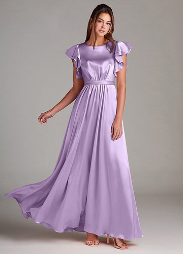 Modest purple bridesmaid dresses hotsell