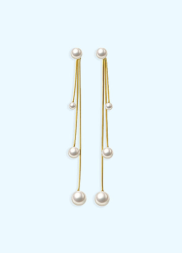 A String of Pearls Drop Earrings