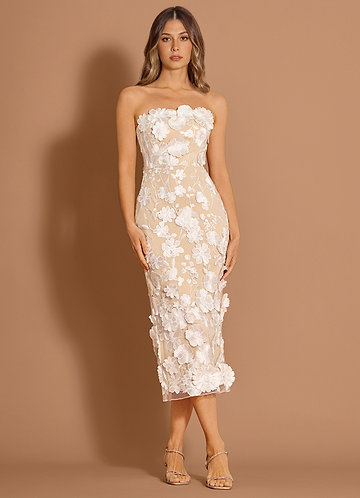 Della White Midi Dress image1