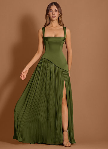 Stephanie Olive Maxi Dress image1