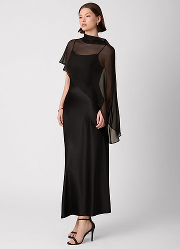 knee length dresses for ladies Amelita Long Sleeve Textured Maxi Dress Brown | Wedding Guest Dress | Long Sleeve main image 0