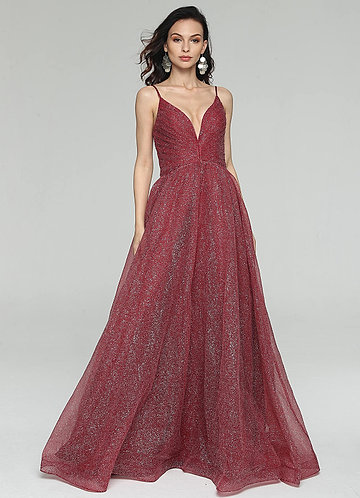 front_AZ Glitter Girl Prom Dress