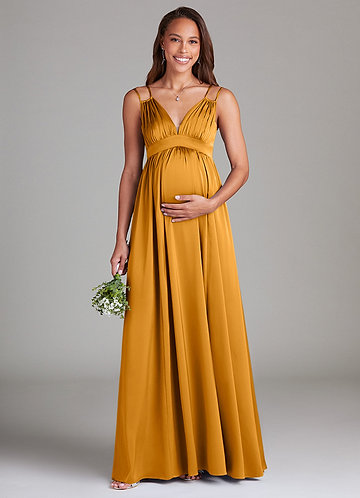 Yellow Maternity Bridesmaid Dresses | Azazie