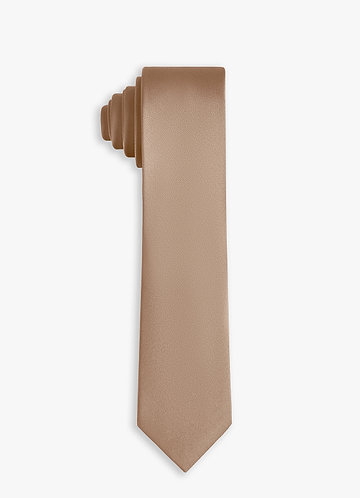 front Cravatta sottile in raso elasticizzato