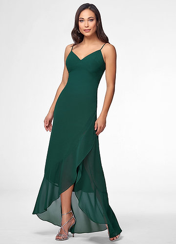Emerald Sea Forest Green Maxi Dress