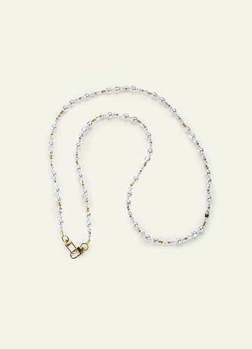 front Pearl Bag Strap Charm Elegant Layered Design Phone Chain