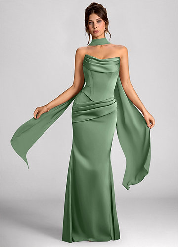 Robe Maxi Matcha Calista image1
