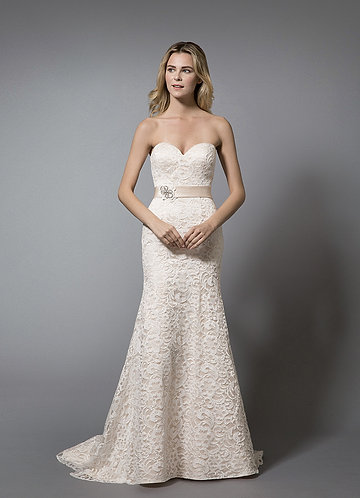 Sweep Train Wedding Dress Bridal Gowns Azazie Azazie Patricia Bg