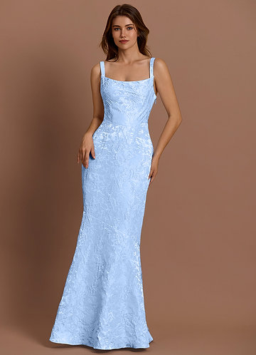 Jennifer Maxi Klänning Himmelsblå image1