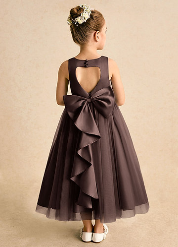Brown Flower Girl Dresses