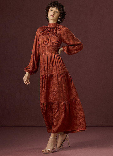 Brianna Rust Maxi Dress image1