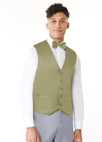 front Colete de cetim fosco